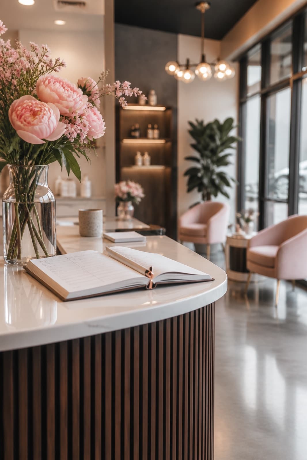 Boutique salon reception for SeleneOne business owners